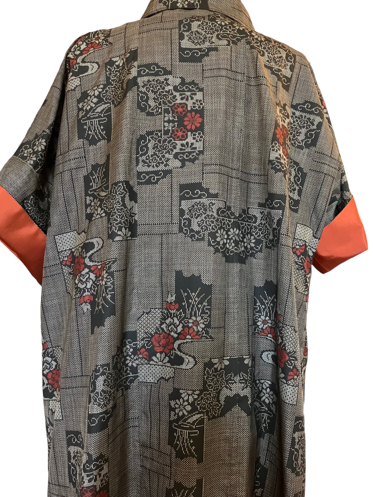 【大島紬】着物リメイクカジュアルコート
